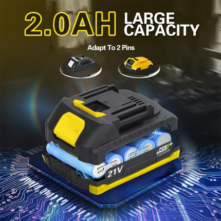 21V Rechargeable High-Torque Cordless Ratchet Wrench – 3/8″ Square Drive, Quick-Release Head