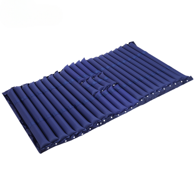 PVC Nylon Air Bubble Mattress with Full-Curve Design, Quiet Integrated Pump & Built-In Toilet Opening
