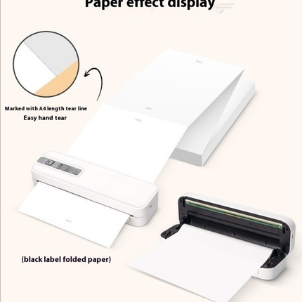 Compact Wireless Thermal Printer – Portable Ink-Free Printing for Documents, Images and Web Pages