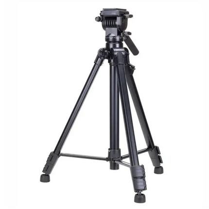 Professional Aluminum Tripod Stand for Video & Digital Cameras – 165cm Extendable, 5kg Load, Flip Lock Legs