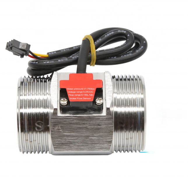 High Accuracy 5–150L/min Water Flow Meter 1.5 Inch Stainless Steel Sensor
