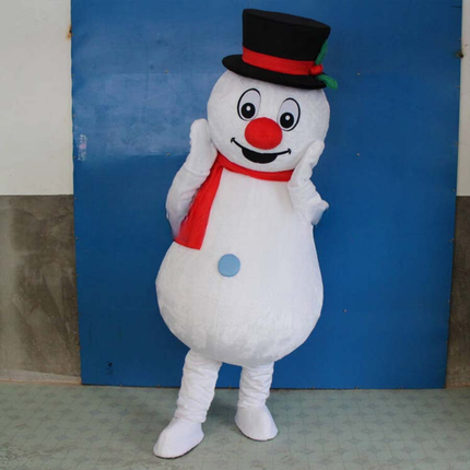 Professional Adult Snowman Mascot Costume – Holiday Party & Event Cartoon Character Outfit