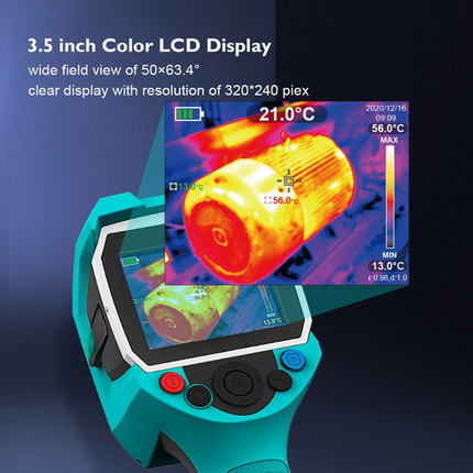 Handheld Thermal Imager Infrared 120x90 Resolution Waterproof Long Battery Life Industrial Use