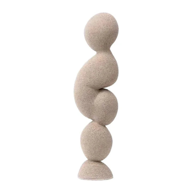 Abstract Resin Thread Sculpture – Tall Artistic Accent for Home & Office Décor