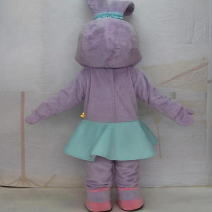 Adult Purple Rabbit Mascot Costume – Oversized Cartoon Bunny Outfit for Festivals, Parties & Events