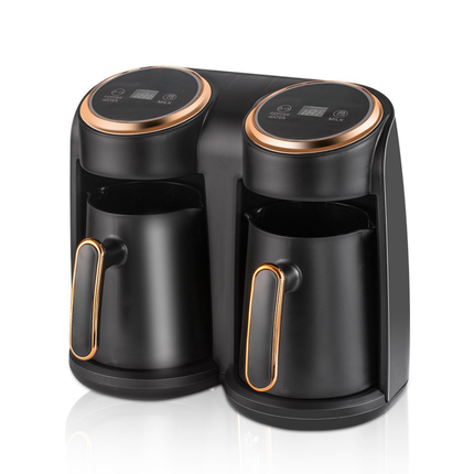 Twin-Tank Electric Coffee & Hot Drink Brewer Fast Heat Stainless Steel
