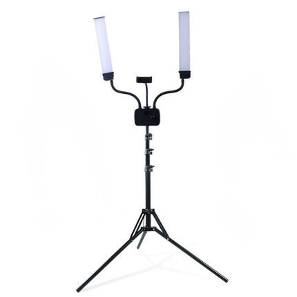 Portable 40W LED Fill Light with Dimmable CCT and Adjustable Tripod