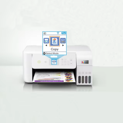 Wireless All-in-One Super Tank Inkjet Printer with USB Connectivity and Continuous Ink System