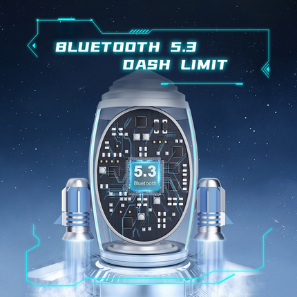 Wireless Bluetooth 5.4 Earbuds with LED Charging Case & Noise Cancellation