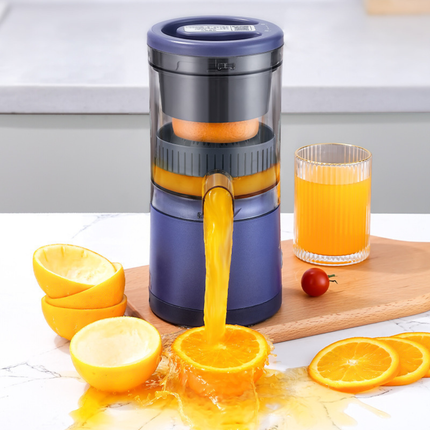 Cordless Citrus Fruit Juicer 45W USB Rechargeable Juicing Cup with Stainless Steel Blades