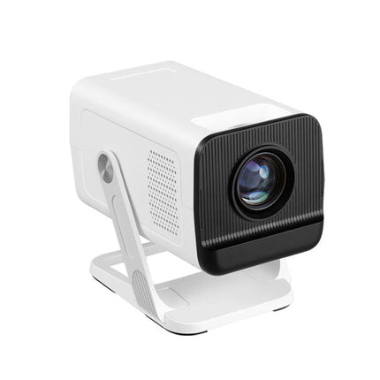 Smart Portable HD Mini Projector with Android 14, 4K Support, WiFi 6 & Bluetooth Connectivity