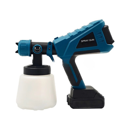 Portable Battery Powered Electric Spray Gun 300 PSI with 1.3mm Nozzle and 9oz Cup