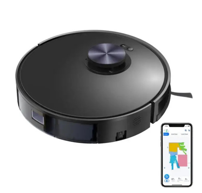 Intelligent Robot Vacuum and Mop Combo with Smart Mapping and Auto Route Planning