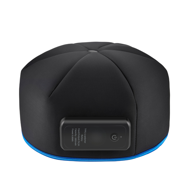 Rechargeable LED Hair Growth Cap with 660nm Red Light & 850nm Infrared – Hands-Free Scalp Relaxation