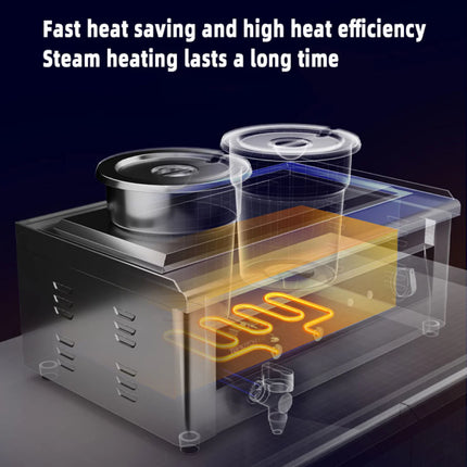 Commercial Electric Soup Bain Marie with Dual Pots and Precision Heat Control