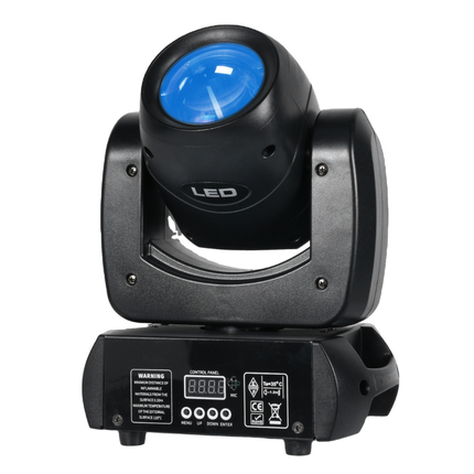 LED Moving Head Stage Light 80W with 7-Colour Gobo Effects & DMX Control
