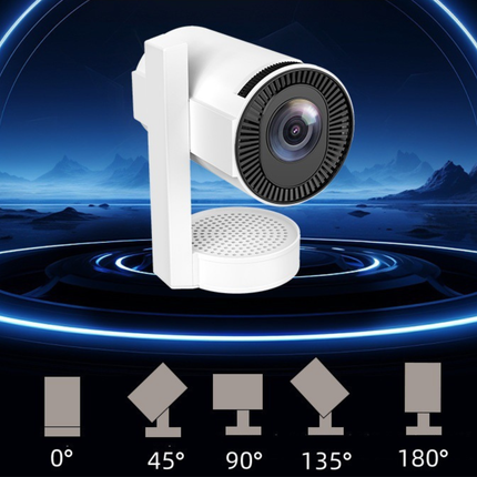 Portable Smart Projector with Wireless Screen Casting, Android 11 and HD Display