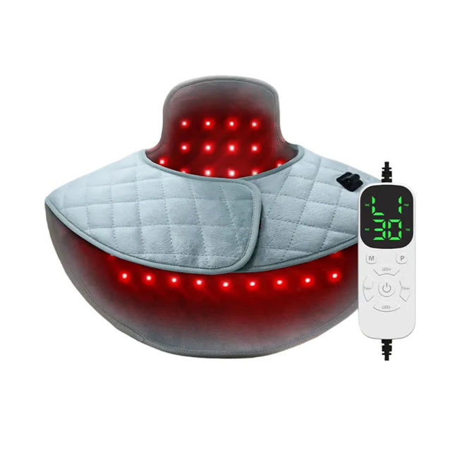 Rechargeable Red & Infrared Light Relaxation Wrap for Neck, Shoulders and Back Support