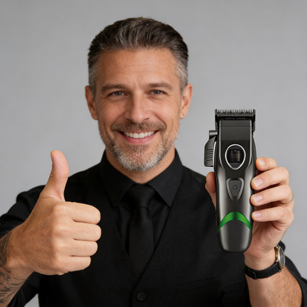 8000RPM Brushless Cordless Hair Clippers with LCD Display & Detachable Blade Rechargeable