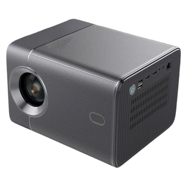 Compact Android Projector with 5 Inch LCD Display, 1080p Resolution and Wireless Connectivity