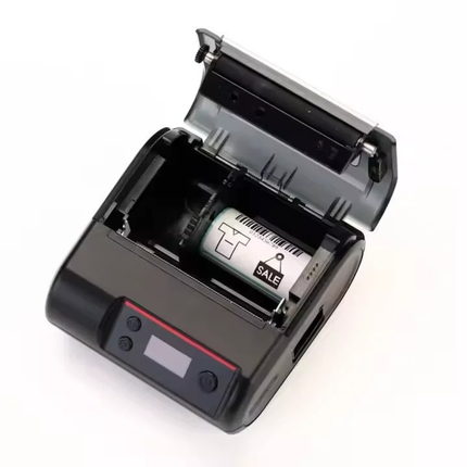 Portable 2 in 1 Label and Receipt Printer with USB and Bluetooth Connectivity