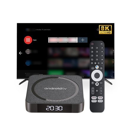 4K Android TV Box Media Player, Android 12, 4GB RAM, 32GB Storage, Dual WiFi