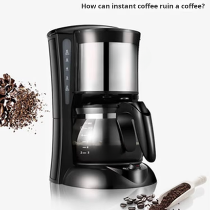 Small Black Drip Coffee Maker with Glass Pot 14 Cup 800W Automatic Brew System
