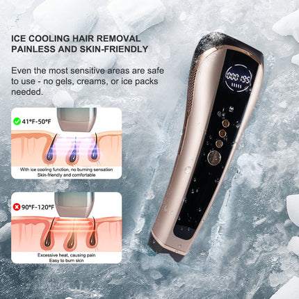 Corded IPL Hair Removal System with Quartz Lamp & Dual Firing Modes