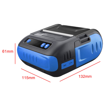 Wireless Bluetooth Thermal Printer for Mobile Labels & Receipts – Compact Direct Thermal Printing Device
