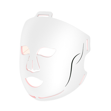 Silicone LED Facial Mask 400 Lights for Face Neck Red Relaxation