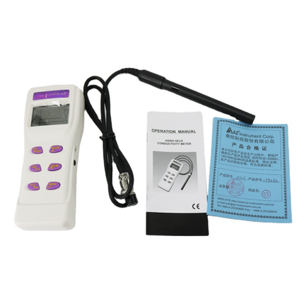 Handheld Water Purity Tester for TDS, Salinity & Conductivity Measurement