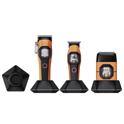 Electric Shaver Trimmer Set Dual Floating Heads 13000RPM USB Rechargeable IPX6 LCD Display
