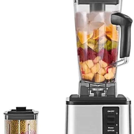 High-Performance Electric Kitchen Blender with Heavy-Duty Steel Blades & 3 Jar Set