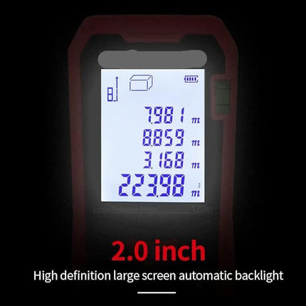 Professional 120m Digital Laser Measuring Tool for Accurate Distance, Area & Volume