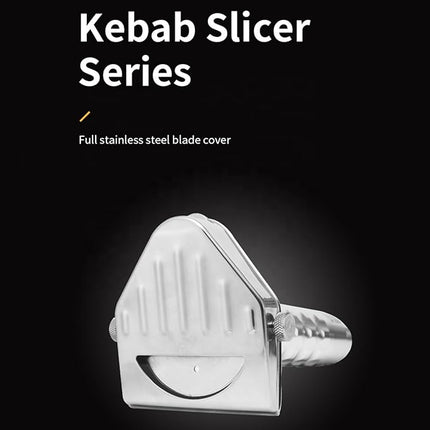 Commercial Electric Doner Kebab Cutter 80W 8000RPM 80mm Blade 24V DC Meat Slicer