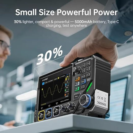 2-Channel 100MHz Digital Oscilloscope with 500MSa/s Sampling & Built-In TRMS Multimeter – Bench Top Unit