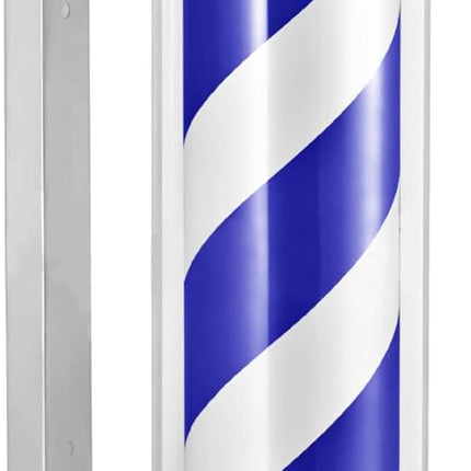 Barber Shop Rotating LED Pole Sign Light Wall Decor for Hair Salon Display