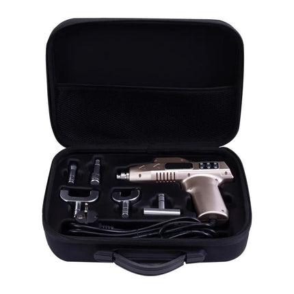 Corded Electric Press Tool 65W Multi-Head Adjustable Pressure Compact Design Champagne Gold