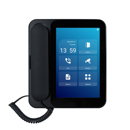 Portable 8" MIPI Touch Display with Aluminum Alloy & ABS Body, RJ45 Network & USB Connectivity