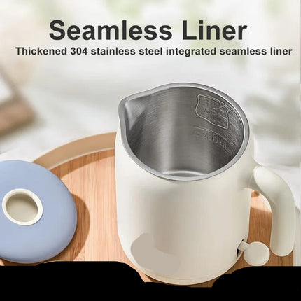 Compact 0.6L Electric Kettle 800W with 360° Swivel Base & Auto Shut-Off