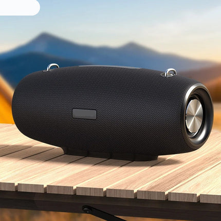 Rechargeable 60W Bluetooth Speaker Deep Bass Portable & Waterproof Black