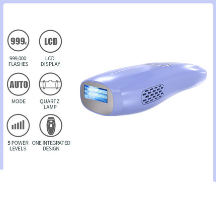 510–1200nm Wavelength IPL Hair Remover with Dual Quartz Lamps
