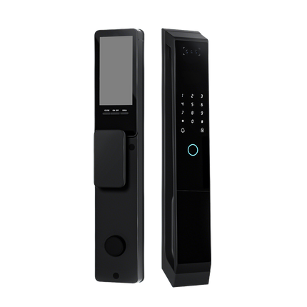 3D Face Recognition Smart Door Lock with Camera, WiFi App Control, Fingerprint & Password Access