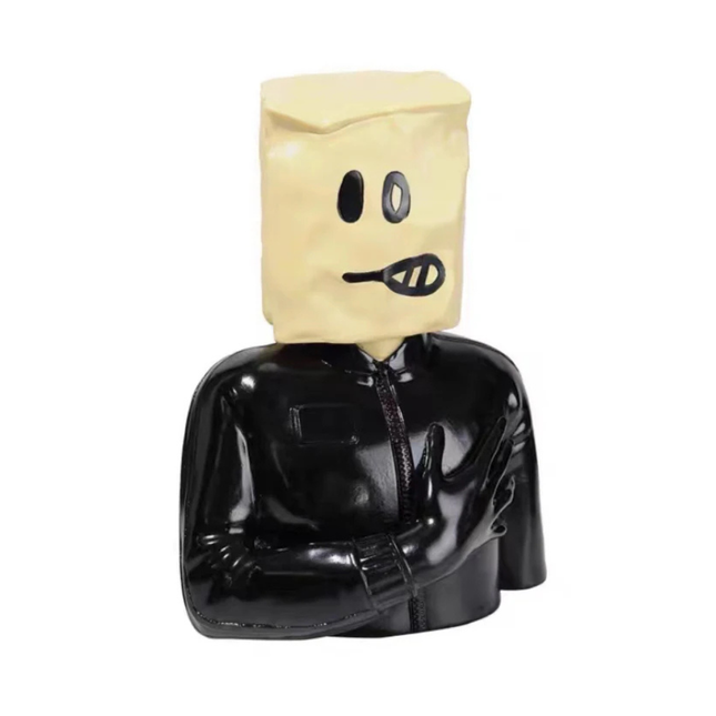 Resin Clown Figurine for Shelf Desk or Living Room Decoration
