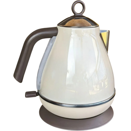 Vintage Retro Style Stainless Steel Electric Kettle 1.7L with Digital Controls
