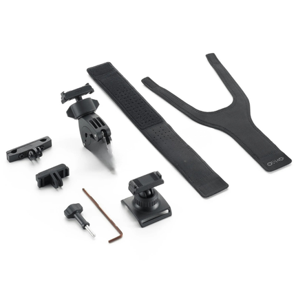 Multi-Purpose Cycling Camera Mount Kit with Seat Rail Mount and Quick-Release Adapter