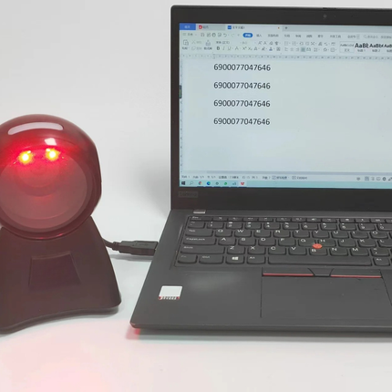 USB Barcode Scanner with Bluetooth Wireless Connectivity and CMOS Scanning Technology