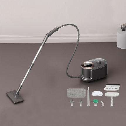 Portable Steam Cleaner with 1.5L Water Capacity and 5 Bar Pressure for Home Cleaning