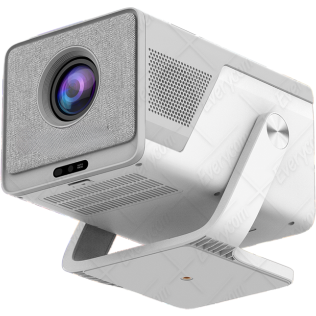 Portable Native 1080P LCD Projector with 4K Video Decoding for Home Theatre Use