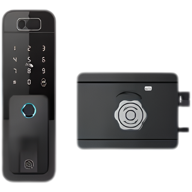 Smart Electronic Deadbolt Door Lock with Face Recognition, WiFi, Bluetooth and Keypad Access